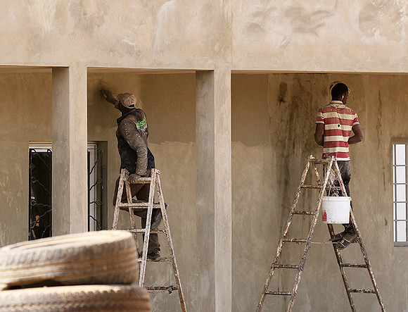 In the main street of Nianing - Senegal