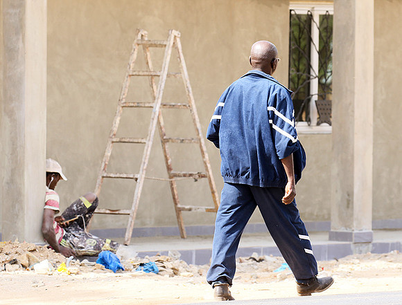 In the main street of Nianing - Senegal