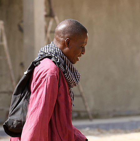 In the main street of Nianing - Senegal