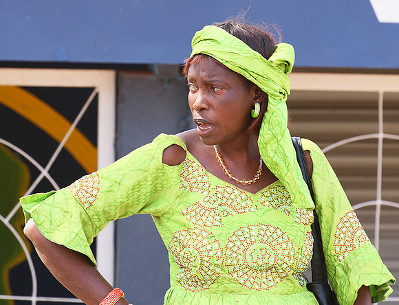 In the main street of Nianing - Senegal