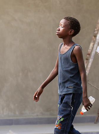 In the main street of Nianing - Senegal