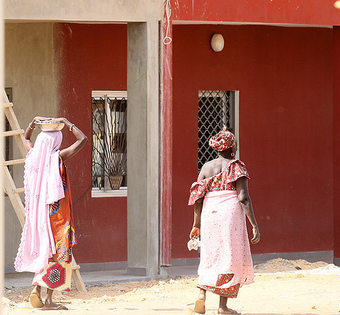 In the main street of Nianing - Senegal