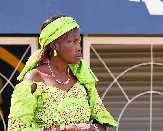 In the main street of Nianing - Senegal