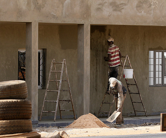In the main street of Nianing - Senegal