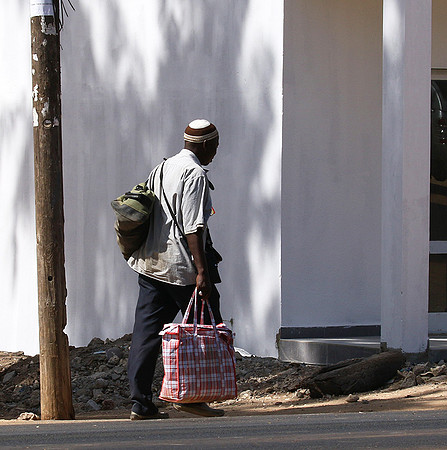 In the main street of Nianing - Senegal