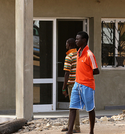 In the main street of Nianing - Senegal