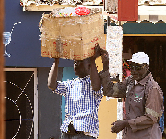 In the main street of Nianing - Senegal