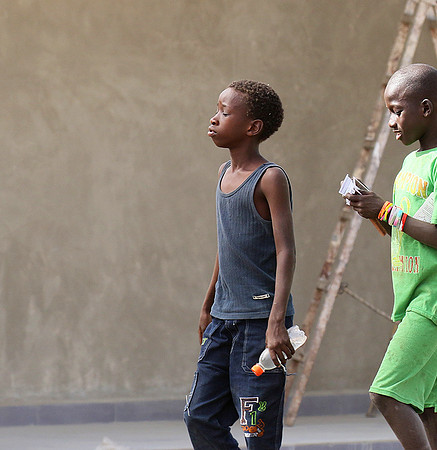 In the main street of Nianing - Senegal