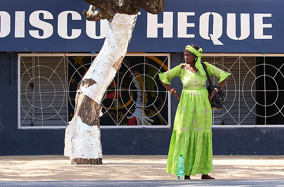 In the main street of Nianing - Senegal