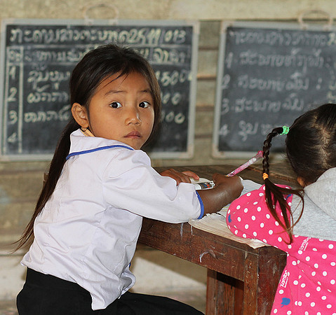 In a classroom