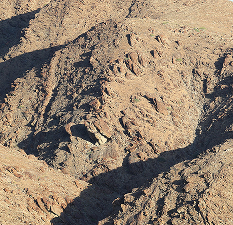 Faces in rocks - Skeleton Coast