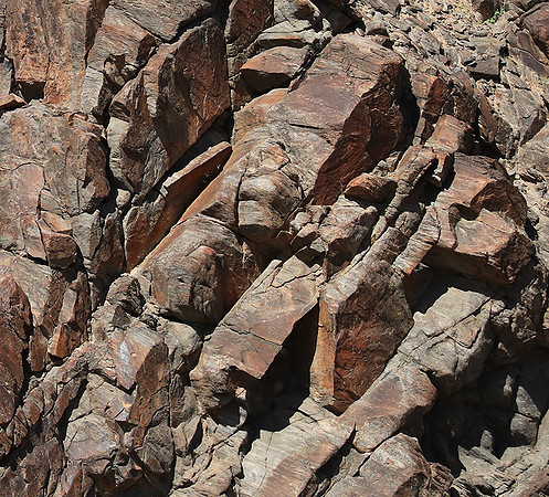 Faces in rocks - Skeleton Coast