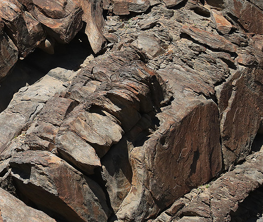 Faces in rocks - Skeleton Coast