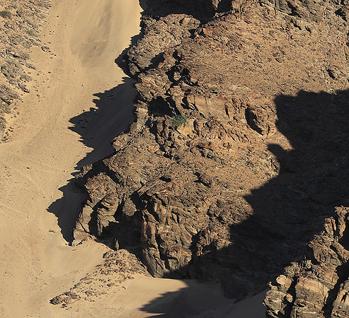 Faces in rocks - Skeleton Coast