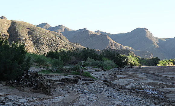 Hoanib river bed - Skeleton coast