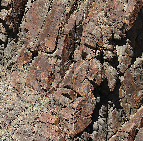 Faces in rocks - Skeleton Coast