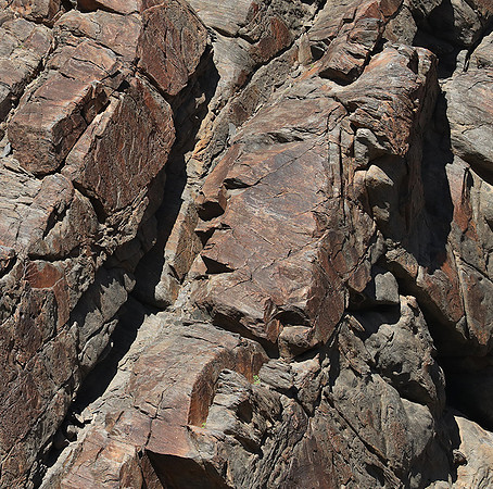 Faces in rocks - Skeleton Coast