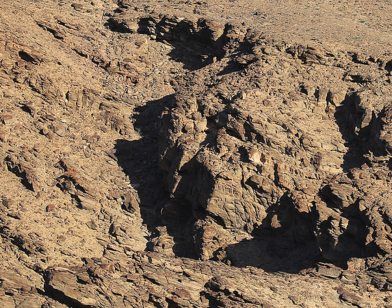 Faces in rocks - Skeleton Coast