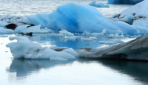 Glacial lagoon  Iceland