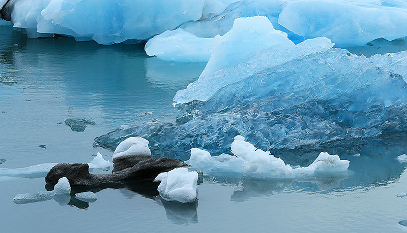 Glacial lagoon  Iceland