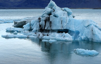 Glacial lagoon  Iceland