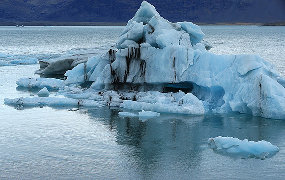 Glacial lagoon  Iceland