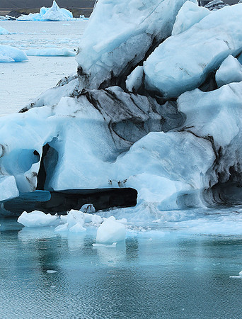 Glacial lagoon  Iceland