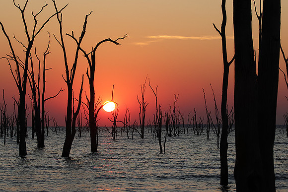 Sunrise - lake Kariba