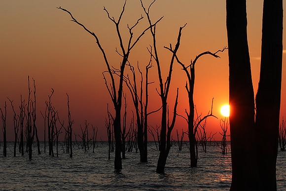 Sunrise - lake Kariba