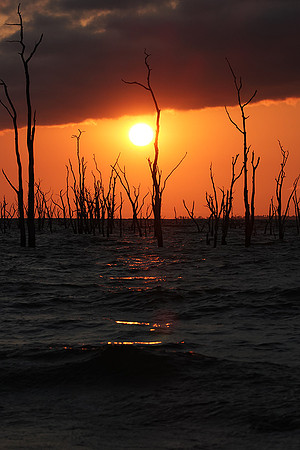 Sunrise - lake Kariba