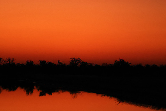 After sunset - Hwange NP