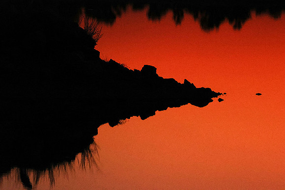 After sunset - Hwange NP