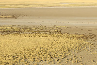 Helicopter flight ove Makgadikgadi salt pan