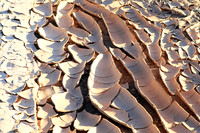 Dry mud in the river bed - Namibia