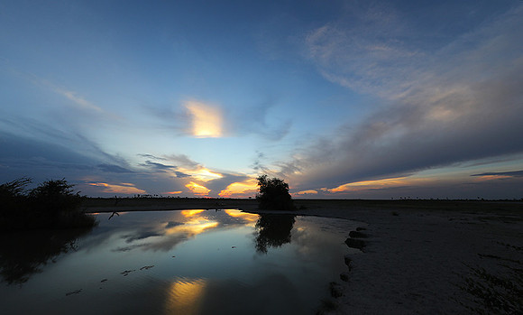 Sunset - Makgadikgadi