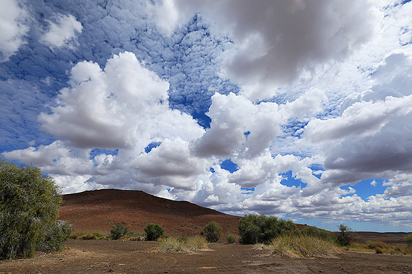 Clouds over Palmwag desert