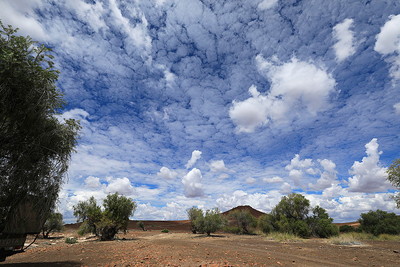Clouds over Palmwag desert