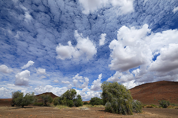Clouds over Palmwag desert