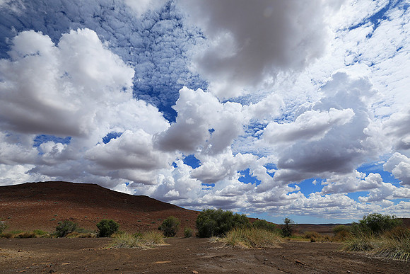 Clouds over Palmwag desert