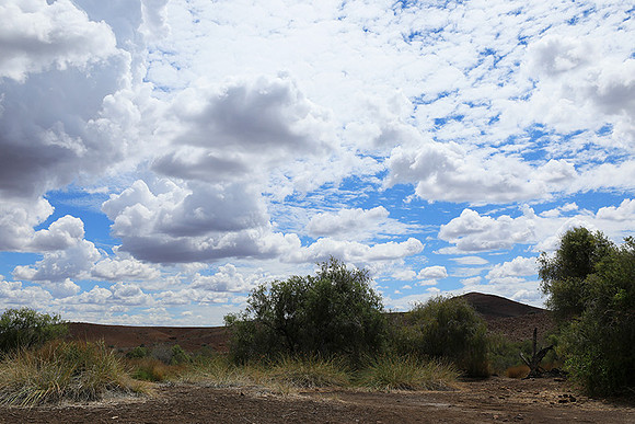 Clouds over Palmwag desert
