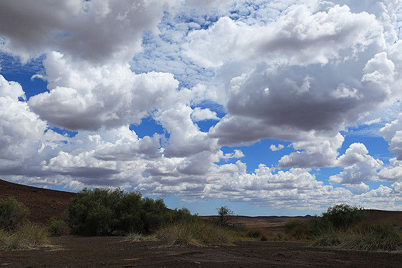 Clouds over Palmwag desert