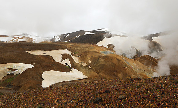 Geothermal field in the Highlands