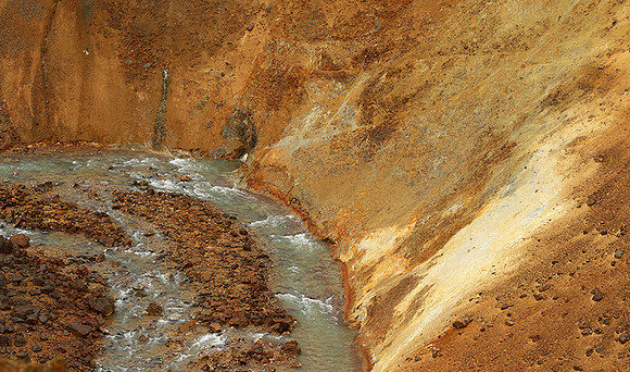 Geothermal field in the Highlands