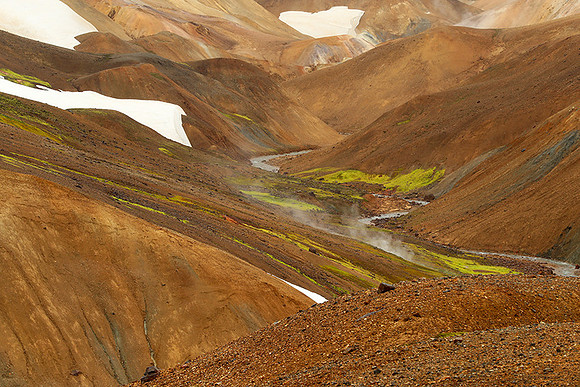 Geothermal field in the Highlands