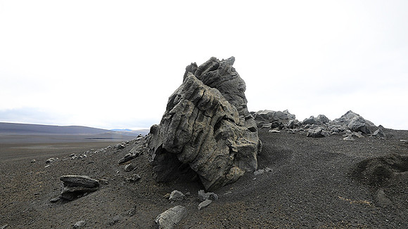 Lava field in the Highlands