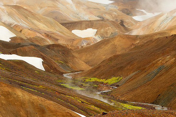 Geothermal field in the Highlands