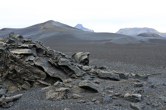 Lava field in the Highlands