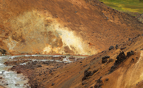 Geothermal field in the Highlands