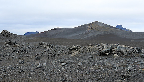 Lava field in the Highlands
