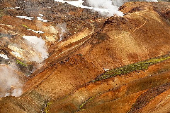 Geothermal field in the Highlands